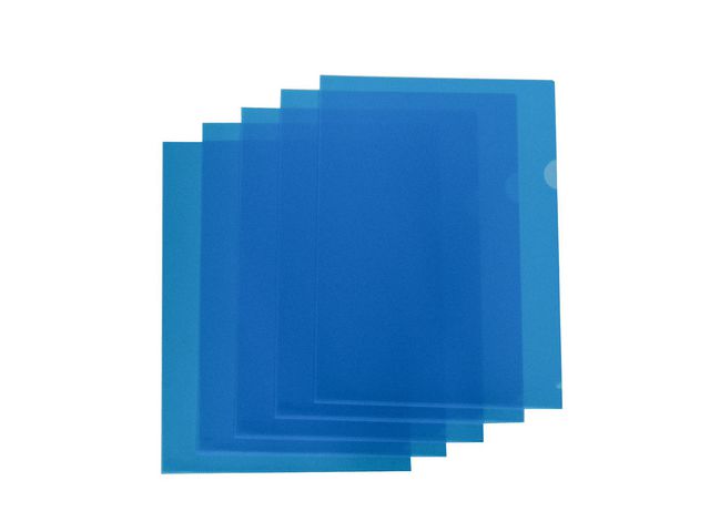 Aktmapp kraftig A4 0,18 blå | Kontorsmaterial - Mappar och plastfickor - Plastmappar och aktmappar | Kontorsexperten