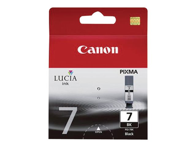 Canon Bläckpatron, PIXMA PGI-7 BK, Lucia, svart, singelförpackning, 2444B001 | Toner och bläck - Bläckpatroner - Bläckpatroner Canon | Kontorsexperten