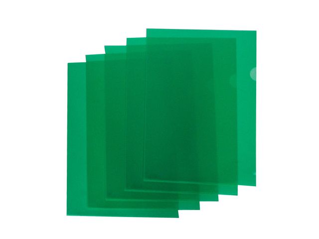 Aktmapp kraftig A4 0,18 grön | Kontorsmaterial - Mappar och plastfickor - Plastmappar och aktmappar | Kontorsexperten