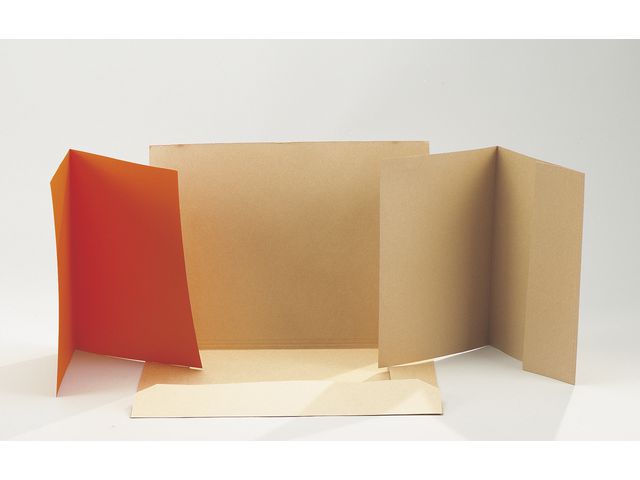Mapp kartong 3-klaff A3 brun | Kontorsmaterial - Mappar och plastfickor - Mappar övriga | Kontorsexperten