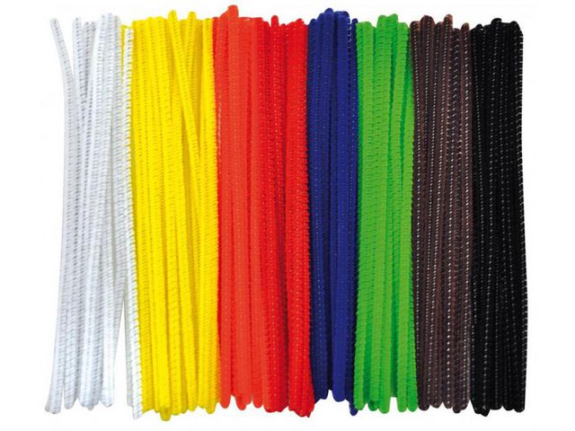 PLAYBOX Piprensare 15cm kulörta 100/fp | Skola och förskola - Hobbymaterial - Piprensare | Kontorsexperten