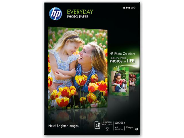 HP Fotopapper Q5451A A4 200g 25/fp | Kontorspapper - Foto-papper - A4 fotopapper | Kontorsexperten