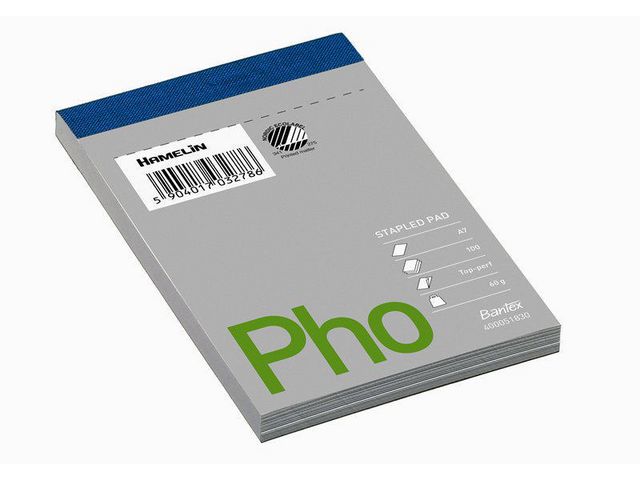 Bantex Telefonblock A7 100 blad olinjerat | Kontorsmaterial - Block och anteckningsböcker - Block övriga | Kontorsexperten