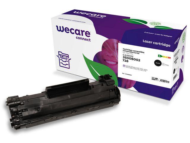 Wecare Toner CANON CRG728 2,1K svart | Toner och bläck - Tonerkassetter - Toner WeCare | Kontorsexperten