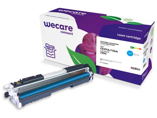 Wecare Toner HP CE311A/729C 1K cyan | Toner och bläck - Tonerkassetter - Toner WeCare | Kontorsexperten