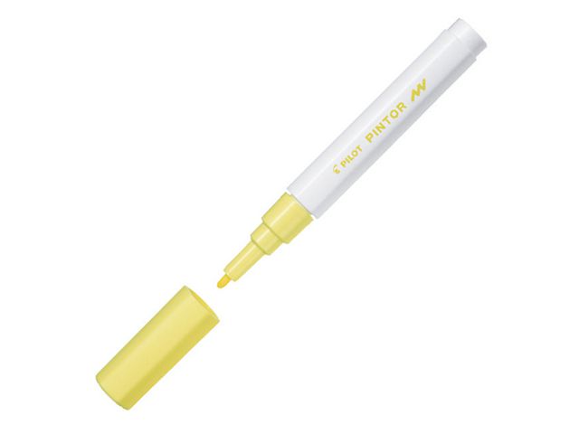 Pilot Märkpenna Pintor Fine spets, 1,0 mm, Pastell gul | Kontorsmaterial - Pennor - Märkpennor - Rund spets | Kontorsexperten