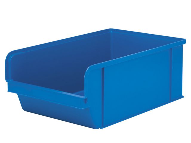 Förvaringslåda, 20 l, polypropylen, blå | Skolmöbler och inredning - Förvaringsmöbler - Backar, boxar och korgar | Kontorsexperten