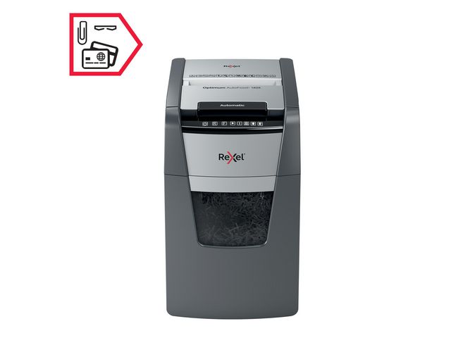 Rexel Dokumentförstörare Opt. AF+ 140X | Kontorsmaskiner - Dokumentförstörare - För 1-5 användare | Kontorsexperten