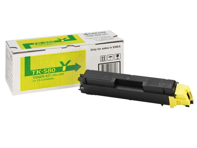 KYOCERA Toner, 580Y, gul, 1T02KTANL0 | Toner och bläck - Tonerkassetter - Toner Kyocera | Kontorsexperten