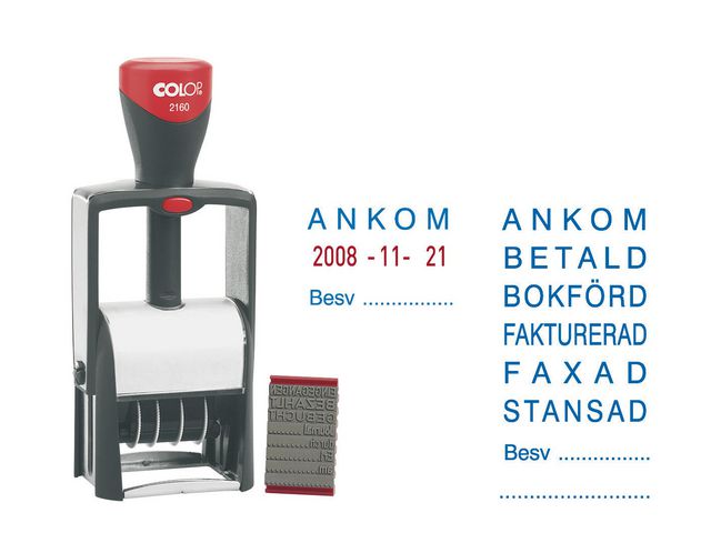 Colop Stämpel datum stativ S2160/RL | Kontorsmaterial - Till skrivbordet - Stämplar | Kontorsexperten