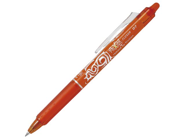 Pilot Gelpenna Frixion Clicker 0,7 orang | Kontorsmaterial - Pennor - Gelpennor raderbara | Kontorsexperten
