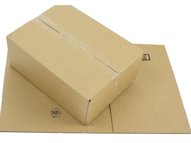 Boxon Wellåda E169 S 390x290x150mm P | Emballage och lagerutrustning - Lådor och well - Welllådor 1-lag - 370-500 mm | Kontorsexperten