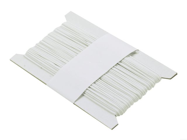 PLAYBOX Halsbandssnodd vit 50m | Skola och förskola - Hobbymaterial - Tråd, snöre och snodd | Kontorsexperten