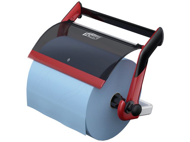 TORK Dispenser W1 Väggställ röd | Städ och hygien - Toalettpapper och torkpapper - Hållare - Industritork | Kontorsexperten