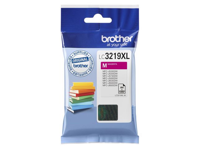 Brother Bläckpatron LC3219XLM Magenta | Toner och bläck - Bläckpatroner - Bläckpatroner Brother | Kontorsexperten