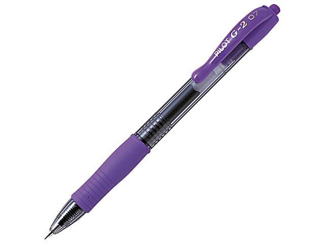 Pilot Gelpenna G-2 0,7 violett | Kontorsmaterial - Pennor - Gelpennor | Kontorsexperten