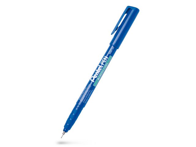 Pentel Märkpenna perm. super fine blå | Kontorsmaterial - Pennor - Finelinerpennor | Kontorsexperten