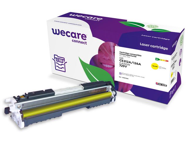 Wecare Toner HP CE312A/729Y 1K gul | Toner och bläck - Tonerkassetter - Toner WeCare | Kontorsexperten