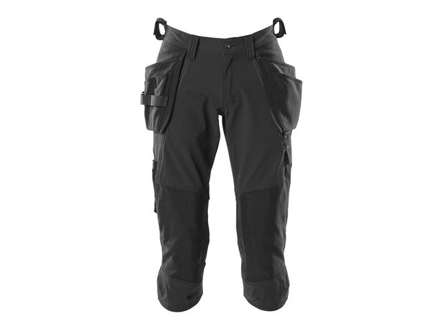 MASCOT® Piratbyxor med hängfickor svart C48 | Arbetskläder - Arbetsbyxor och shorts - Arbetsshorts och piratbyxor | Kontorsexperten