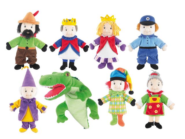 Handdockor 23-40cm 8/fp | Skola och förskola - Lekmaterial - Handdockor | Kontorsexperten