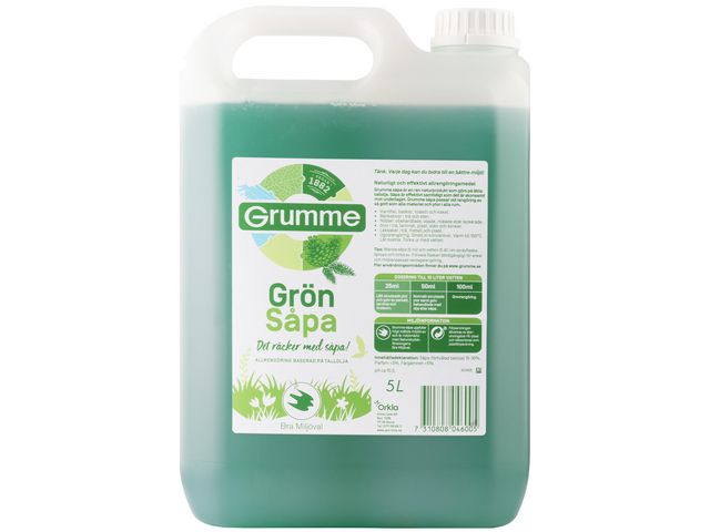 Grumme Allrengöring Grönsåpa 5L