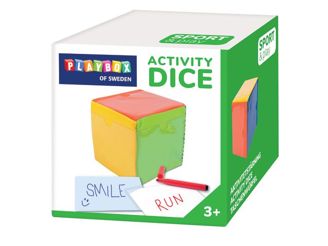 PLAYBOX Aktivitetstärning | Skola och förskola - Lekmaterial - Tärningar | Kontorsexperten