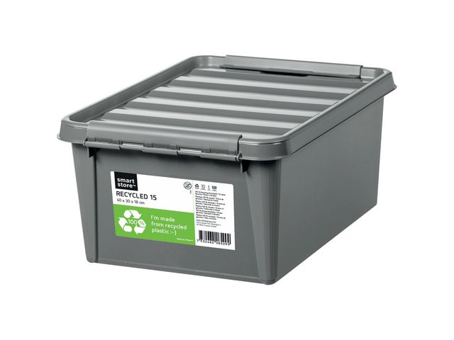 Förvaringslåda grå 14L | Kontorsmaterial - Arkivering och kontorsförvaring - Förvaringslådor | Kontorsexperten
