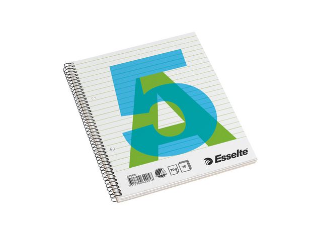 Esselte Kollegieblock A5 70g 70ablad linjerat | Kontorsmaterial - Block och anteckningsböcker - Kollegieblock | Kontorsexperten