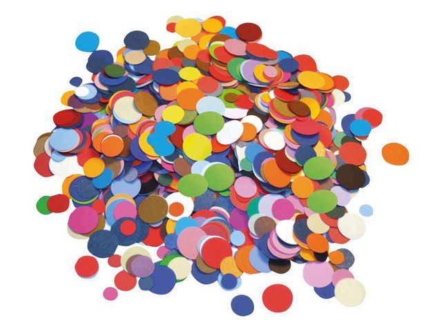 PLAYBOX Pappersmosaik Cirkelmix 200g | Skola och förskola - Hobbymaterial - Bokmärken och stickers | Kontorsexperten