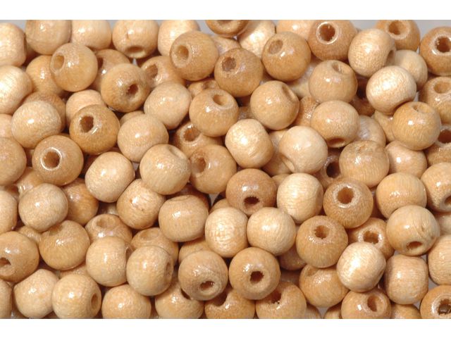Träpärla 10 mm natur 200/fp | Skola och förskola - Hobbymaterial - Pärlor | Kontorsexperten