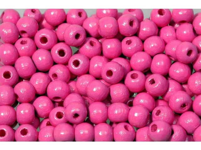 Träpärla 8 mm rosa 200/fp | Skola och förskola - Hobbymaterial - Pärlor | Kontorsexperten