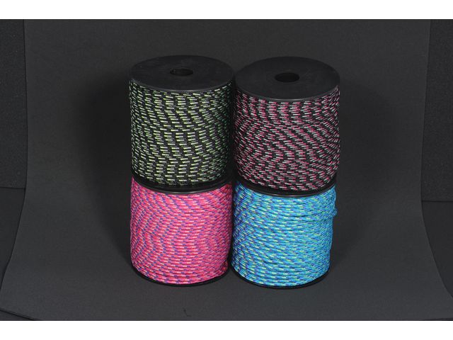 Paracordrem tunn melerade färger 4/fp | Skola och förskola - Hobbymaterial - Tråd, snöre och snodd | Kontorsexperten