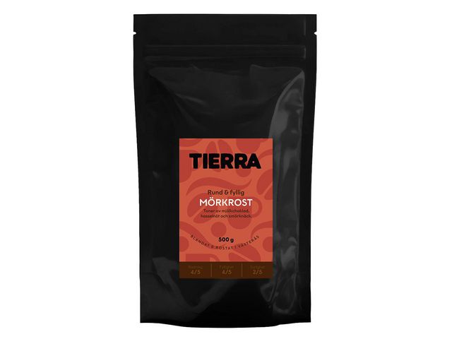 TIERRA VERDE Kaffe Mörkrost 500g | Kök och servering - Kaffe och te - Bryggkaffe | Kontorsexperten