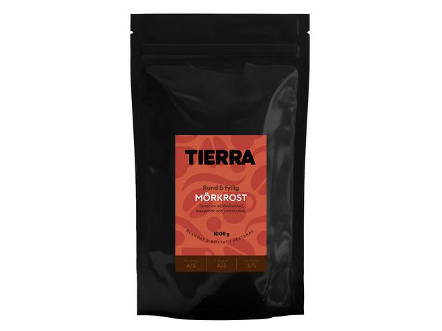 TIERRA VERDE Kaffe Mörkrost Hela Bönor 1kg | Kök och servering - Kaffe och te - Hela Bönor | Kontorsexperten