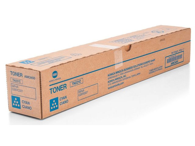 Konica Minolta Toner A8K3450 Cyan | Toner och bläck - Tonerkassetter - Toner Konica Minolta | Kontorsexperten