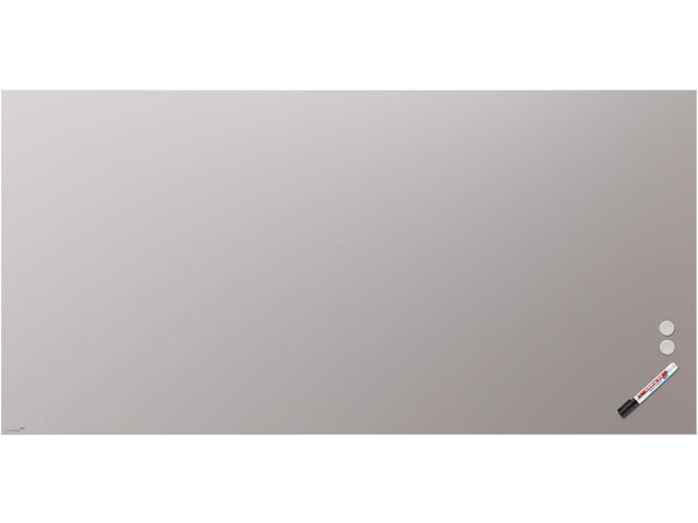 LEGAMASTER Glastavla matt 90x120cm grå | Kontorsmöbler och inredning - Whiteboardtavlor och tillbehör - Whiteboardtavlor - Glas | Kontorsexperten