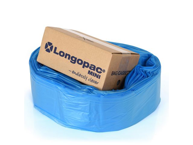 LONGOPAC Kassett Mini Standard 60m blå | Städ och hygien - Påsar och säckar - Kassett - Longopac | Kontorsexperten