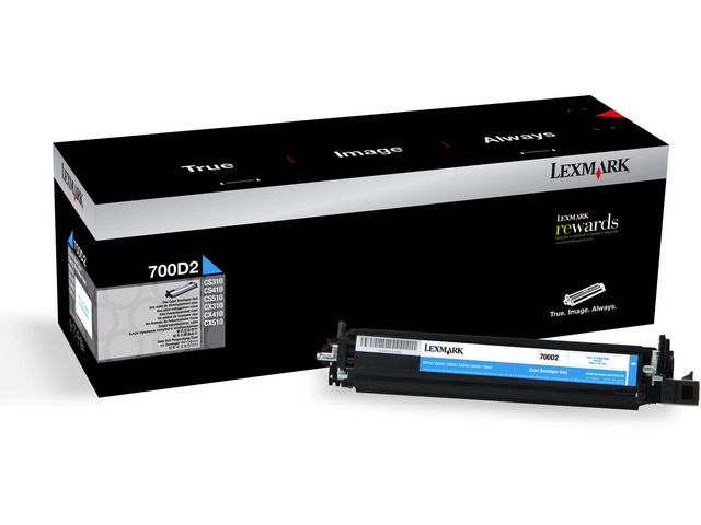 Lexmark Framkallningsenhet, 700D2, cyan, 70C0D20 | Toner och bläck - Developers - Developers Lexmark | Kontorsexperten