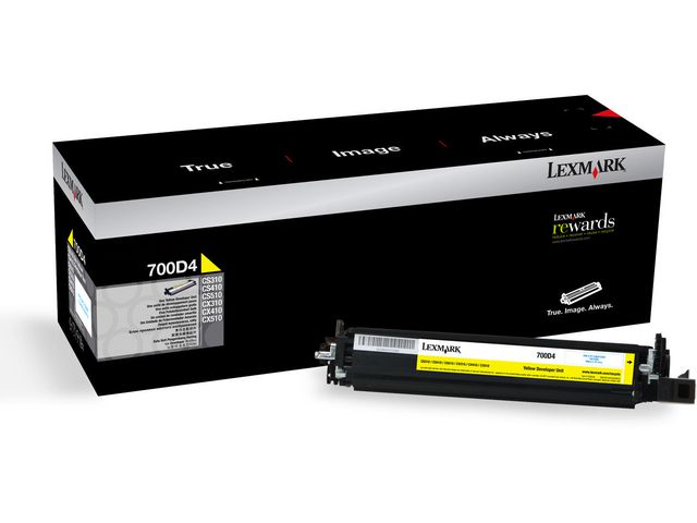 Lexmark Developer 70C0D40 700D4 gul | Toner och bläck - Developers - Developers Lexmark | Kontorsexperten
