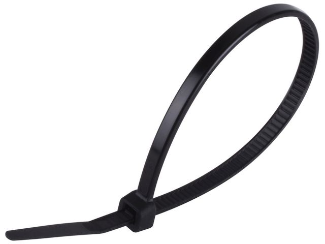 Buntband 7,6x460mm svart 100/fp | Emballage och lagerutrustning - Packband och buntband - Buntband | Kontorsexperten