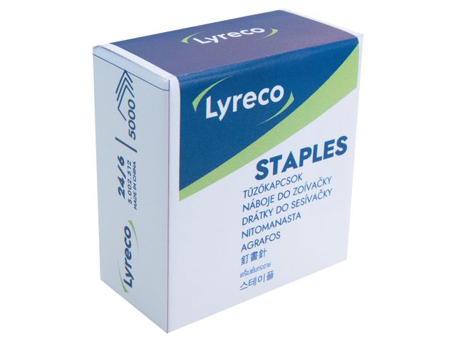 Lyreco Häftklammer 24/6 5000/FP 5000/fp | Kontorsmaterial - Till skrivbordet - Häftklammer och tillbehör | Kontorsexperten