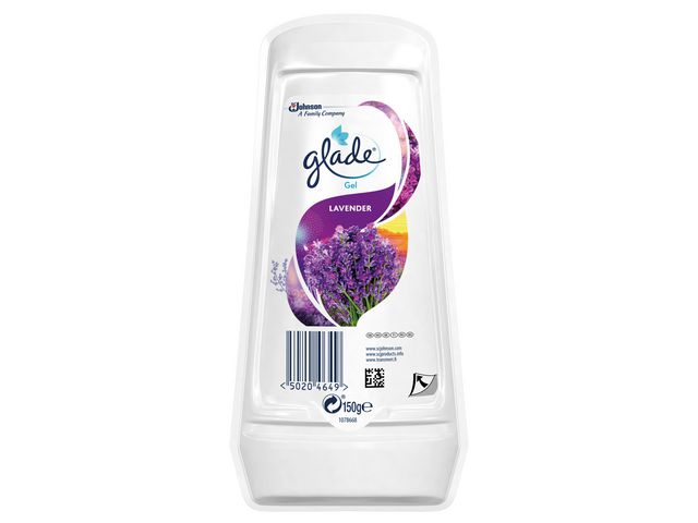 Glade Doftblock Solid Gel Lavender 150gr | Städ och hygien - Luktförbättrare - Doftblock och plattor | Kontorsexperten
