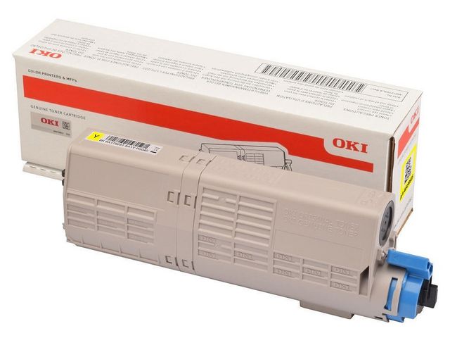 OKI Toner 46490605 Gul | Toner och bläck - Tonerkassetter - Toner OKI | Kontorsexperten
