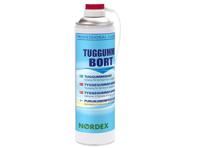 NORDEX Tuggummibort kylspray 500ml | Städ och hygien - Rengöringsmedel - Specialrengöring | Kontorsexperten