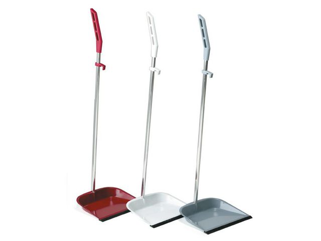 NORDEX Sopskyffel, långt handtag, 80cm, olika sorterade färger | Städ och hygien - Borstar och levanger - Sopset | Kontorsexperten