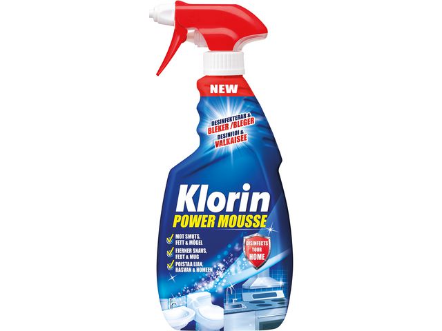Klorin Grovrengöring Power Mousse 500ml | Städ och hygien - Rengöringsmedel - Grovrent | Kontorsexperten