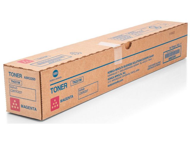 Konica Minolta Toner A8K3350 Magenta | Toner och bläck - Tonerkassetter - Toner Konica Minolta | Kontorsexperten