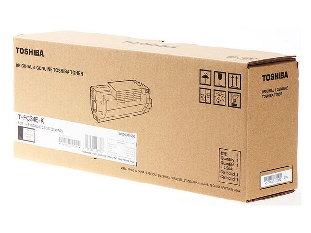 Toshiba Toner T-FC34EY Gul | Toner och bläck - Tonerkassetter - Toner Toshiba | Kontorsexperten
