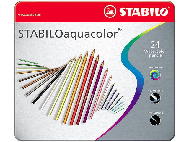 STABILO Akvarellpenna 24/fp | Skola och förskola - Pennor och tillbehör - Färgpennor - Akvarell | Kontorsexperten