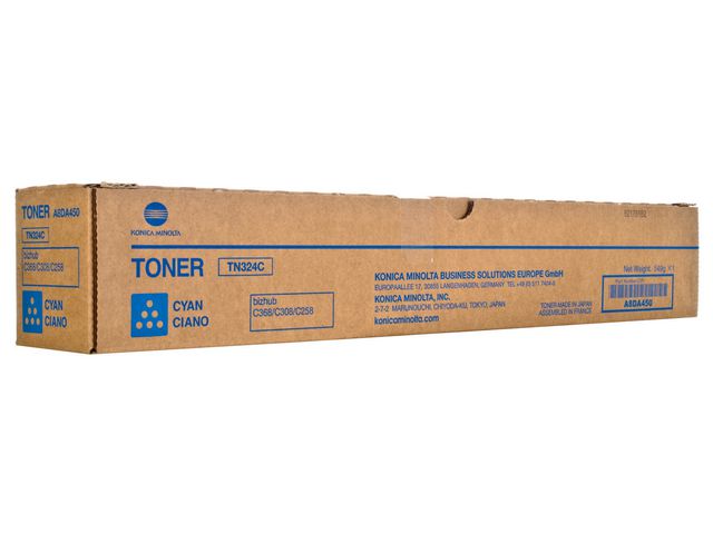 Konica Minolta Toner TN324C Cyan | Toner och bläck - Tonerkassetter - Toner Konica Minolta | Kontorsexperten